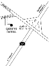 Queens Hotel Map